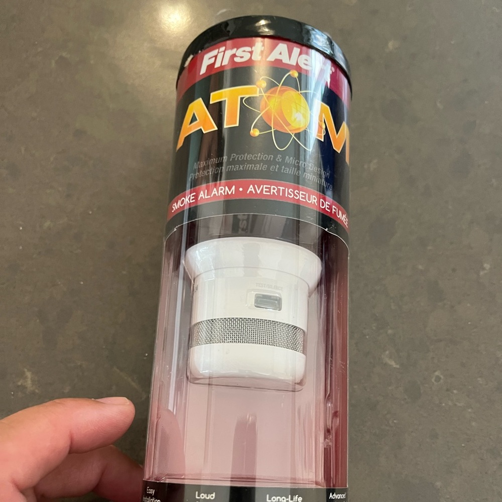 First Alert Atom smoke detector open box brand new